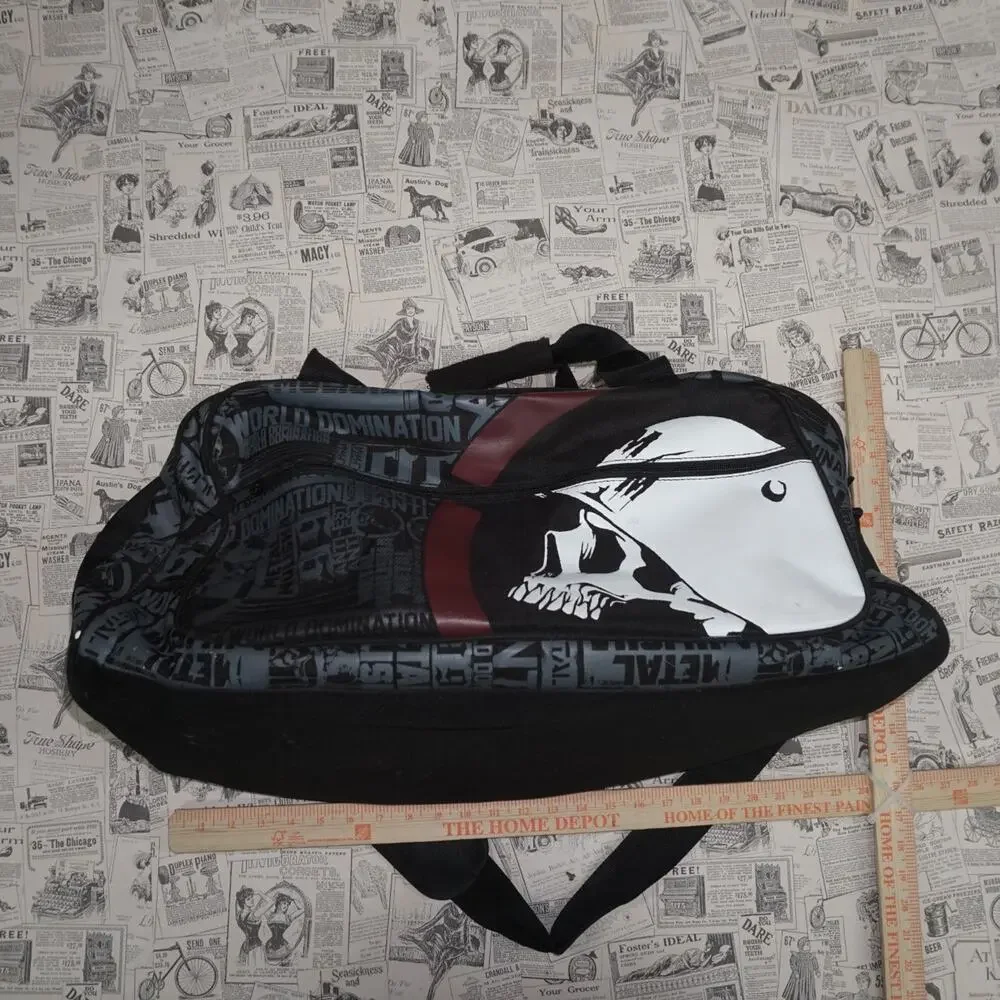 Vintage Y2K Metal Mulisha Accessories duffel bag full size
